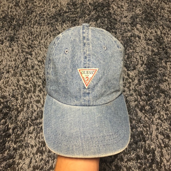 guess denim hat